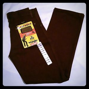 !Price Drop! Wrangler Boys Burgundy Jeans